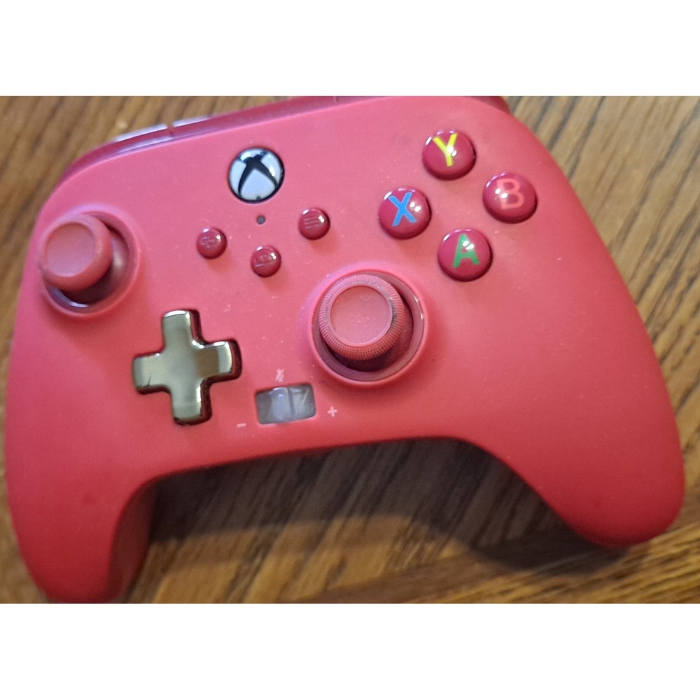 Power A Enhanced Wired Controller for Xbox One and Windows 10 - Red NO CORD